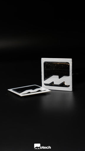 Motech 3D  Gloss Black M Badges