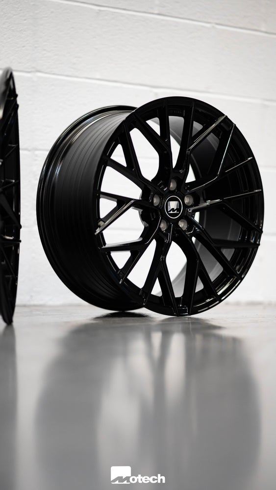 BMW i4 M-W3 20" Precision Black Motech Wheel