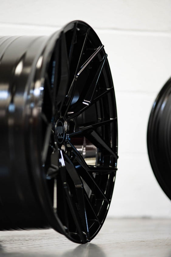 BMW i4 M-W3 20" Precision Black Motech Wheel