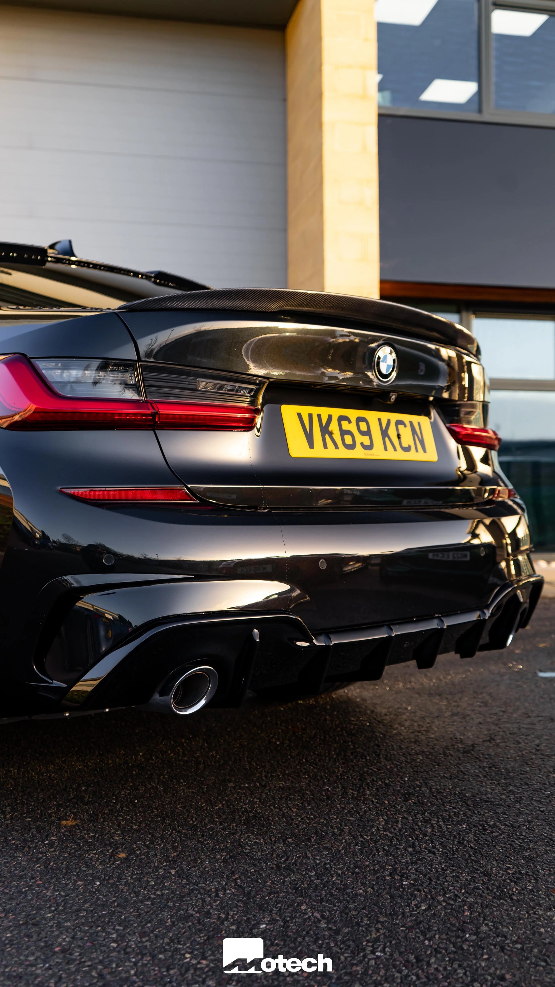 BMW 3 Series G20 M performance style carbon spoiler